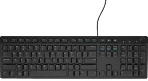 

Мультимедийная клавиатура Dell KB216-BK-US — проводная — USB — черная — восстановленная