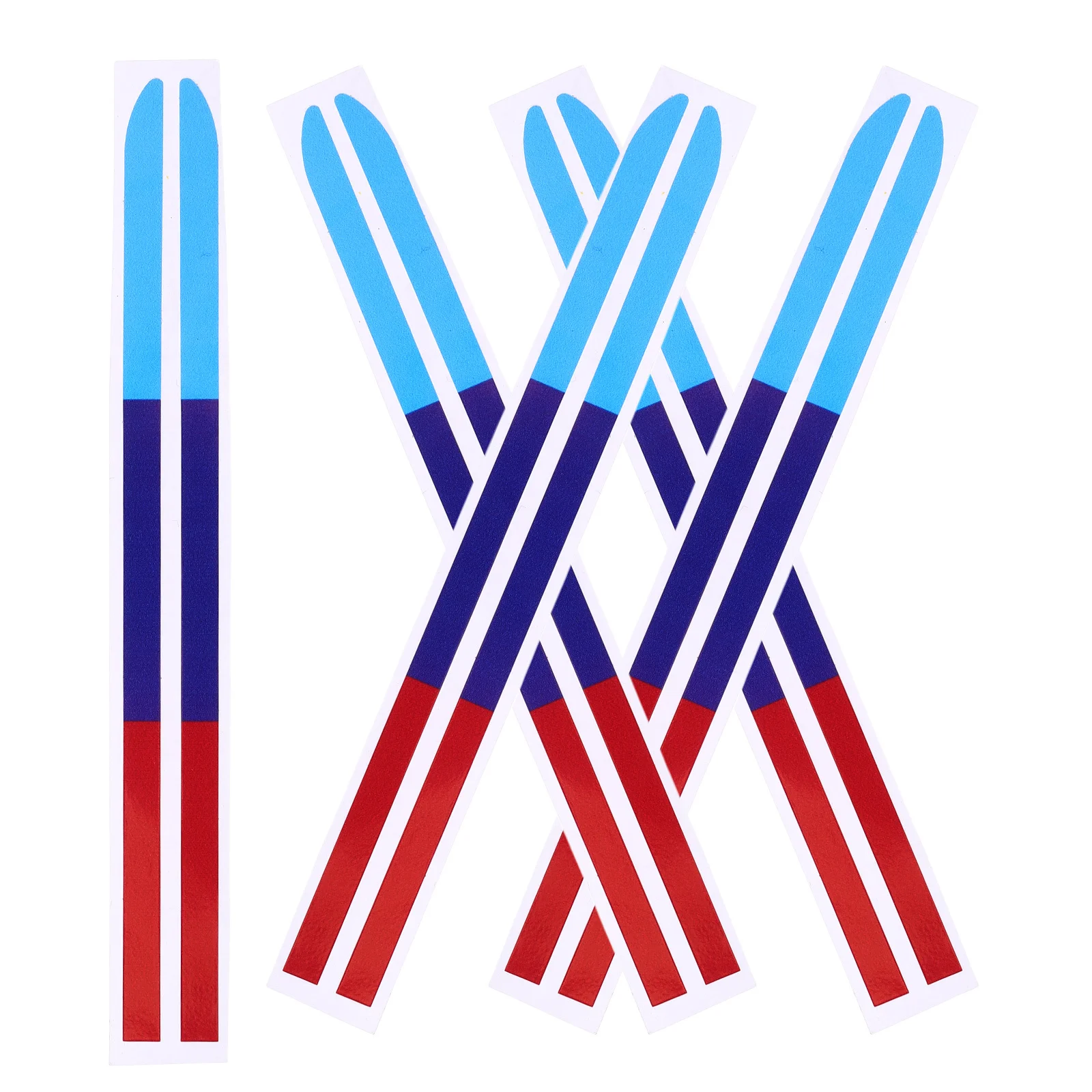 

5 pcs Car Stickers Exterior Racing Decals Auto Body Side Mirror Hood Door Stripe Vehicle Decoration Durable Universal Fit