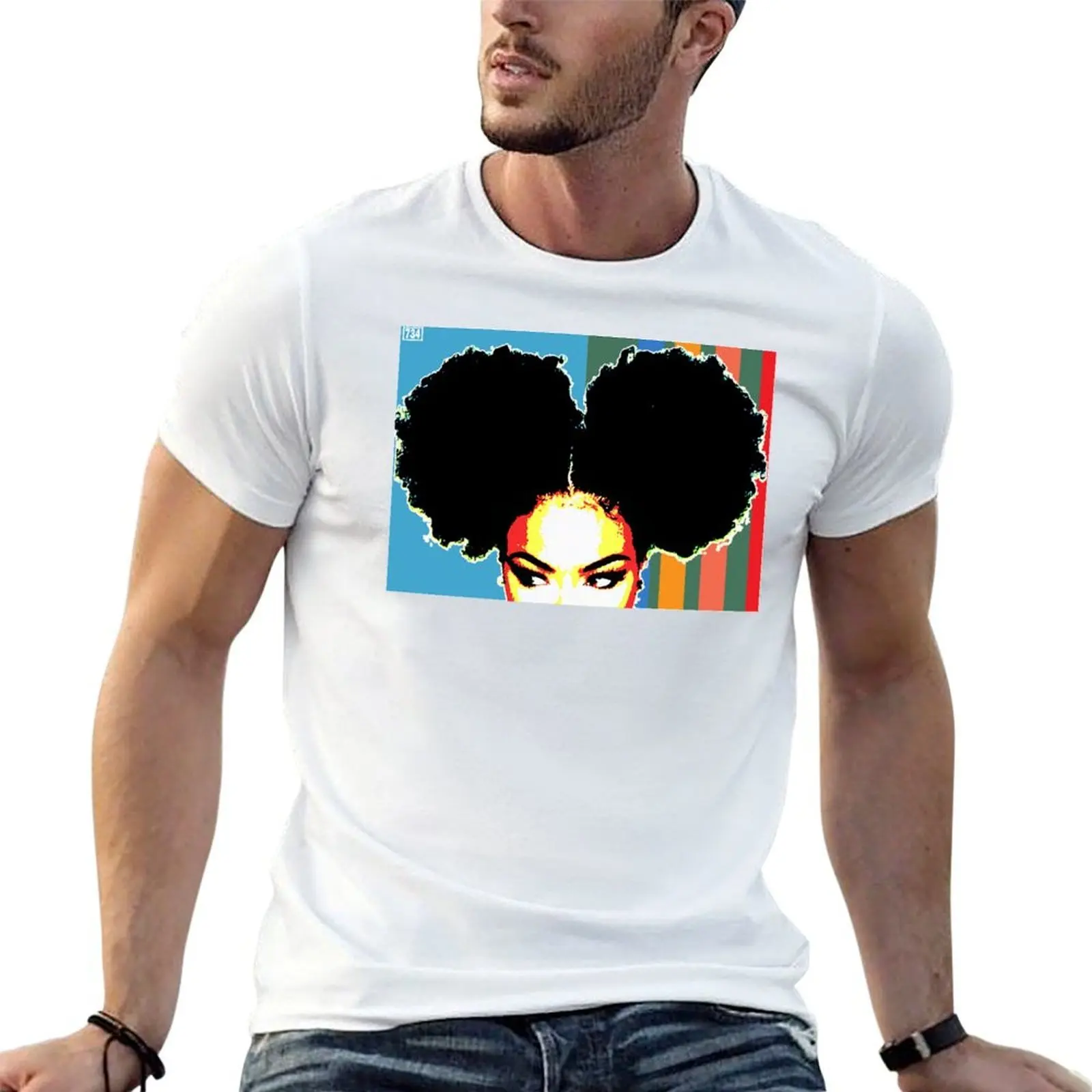 

AFRO PUFFS T-Shirt t shirts for man graphic funny t shirts for man slim fit T-Shirt