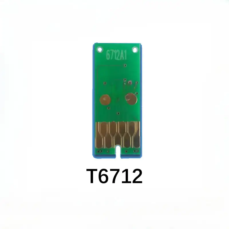 Chip de tanque de mantenimiento T6712, Compatible con EPOSN WorkForce, WF-8010DW, WF-8090DW, WF-8090DTW, D3TWC/WF-8090, WF-8510DWF