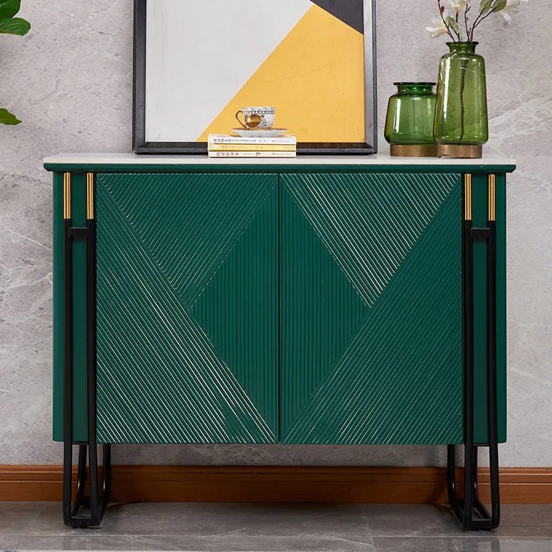 dining side cabinet Modern simple small apartment Italian living room, entrance cabinet, shoe cabinet integrated with wal