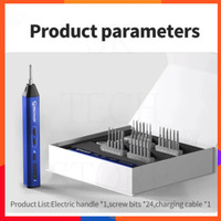 MECHANIC ES240 24 in 1 Electric Screwdriver Set S2 Alloy Steel Precision Bit 210RPM for Phone Repair Disassembly Tools WIth LED