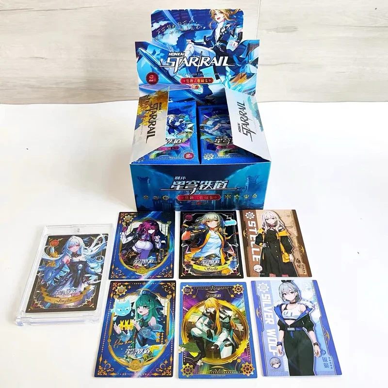 Honkai Star Rail Card Anime Game Genshin Impact Honkai Star Railway Card Rare Collectible Cards Collapse Kids Toy Halloween Gift