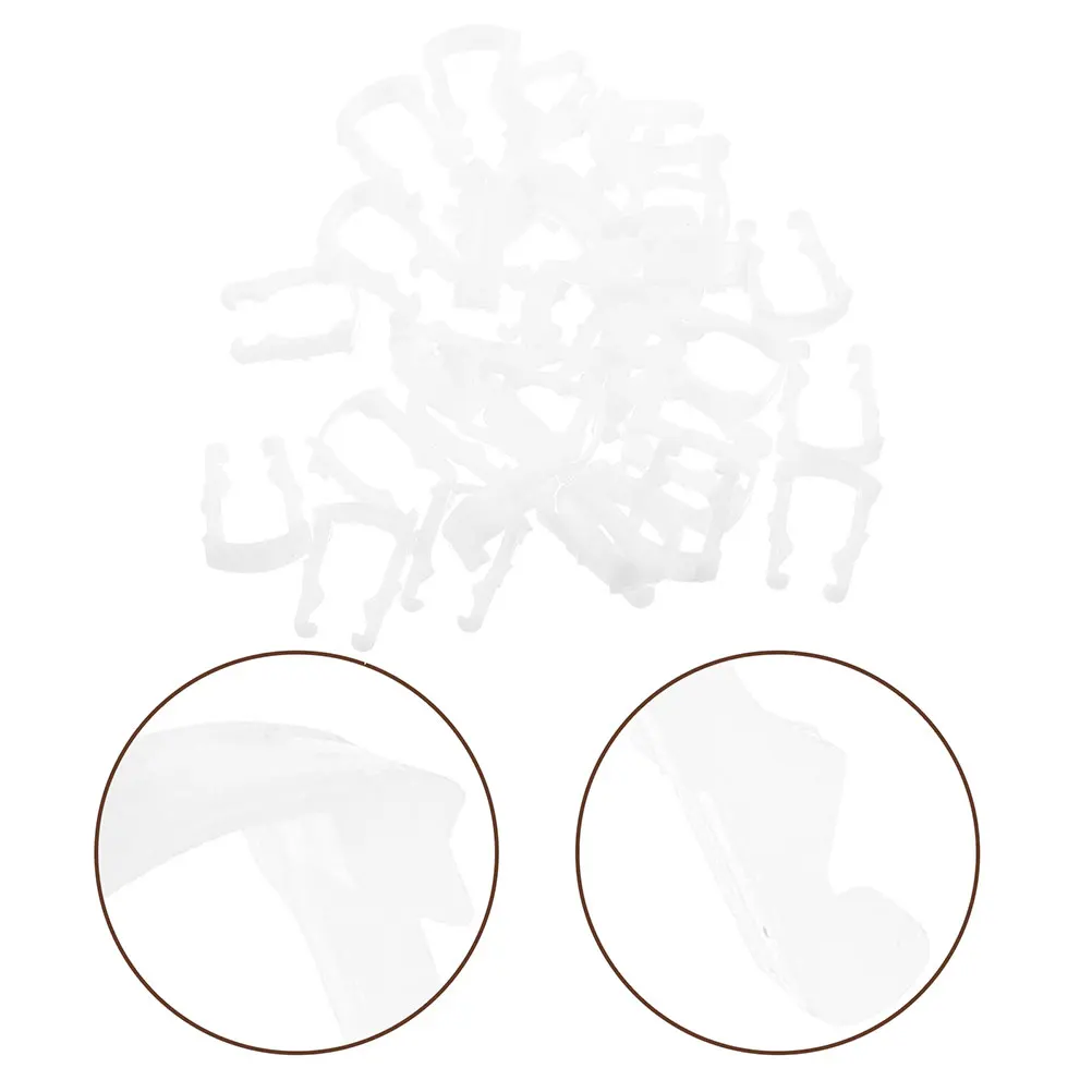 

200pcs U Shape Clips Filter Tubing Clamps Automotive Fuel Line Retainer Clips For Hose Connection Durable Easy Installation Tube