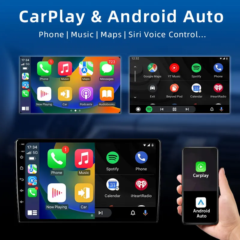 Autoradio Android 12, 4G, Navigation GPS, DSP, Stéréo, Carplay, Lecteur Vidéo, 2 DIN, Limitation, pour Voiture Hyundai Elantra 4 HD (2006-2012)