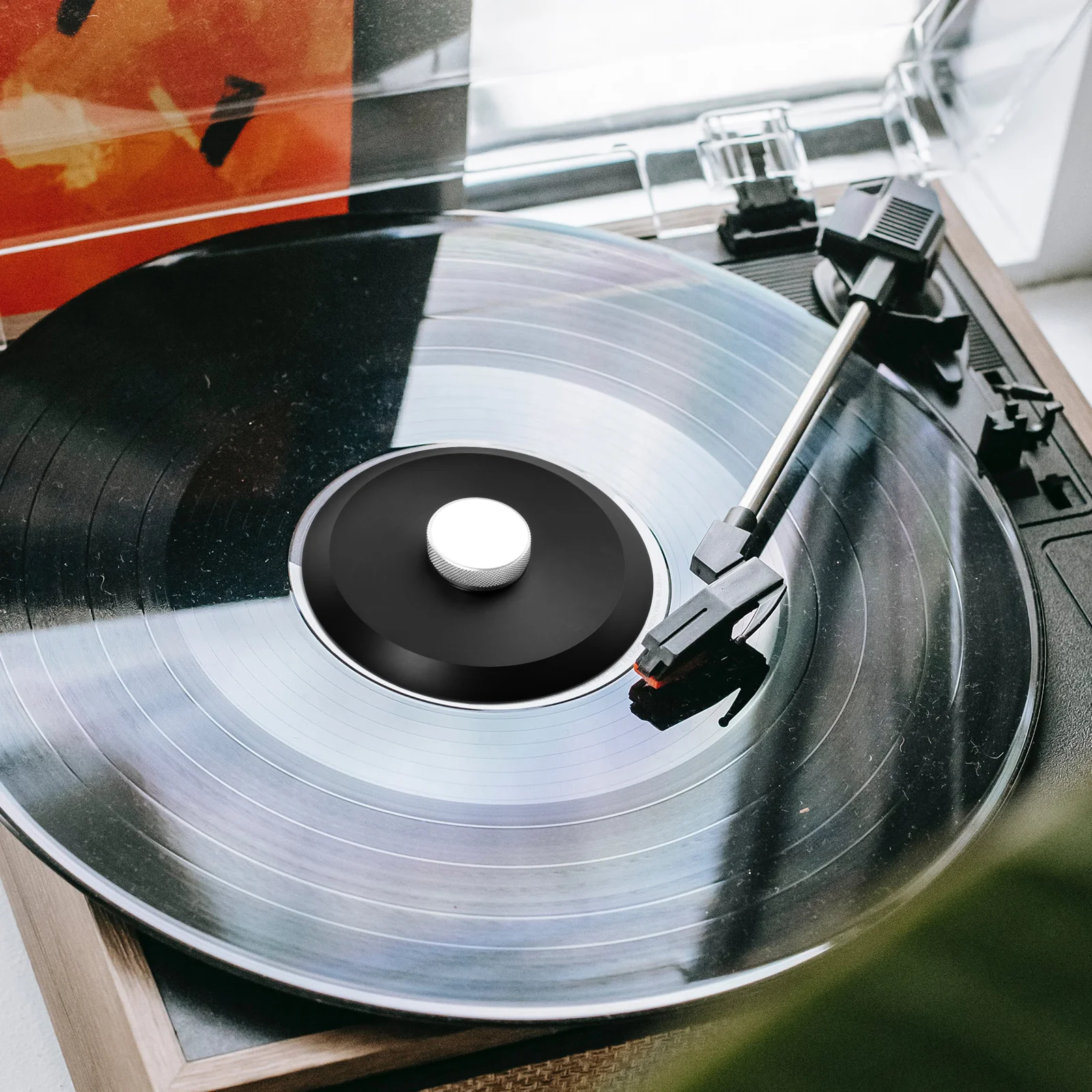 

POM Turntable Stabilizer for Vinyl Records Platform Accessories Enhance Stability Reduce Vibration Compatibility Easy Use DJs