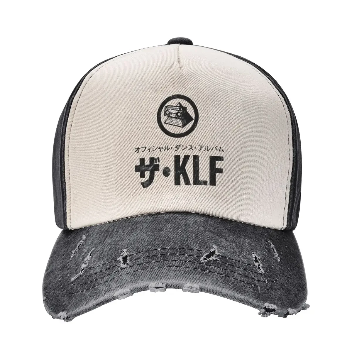 

klf japan vintage black txt Baseball Cap fishing hat designer cap fashionable dad hat Women's Hats For The Sun Men's