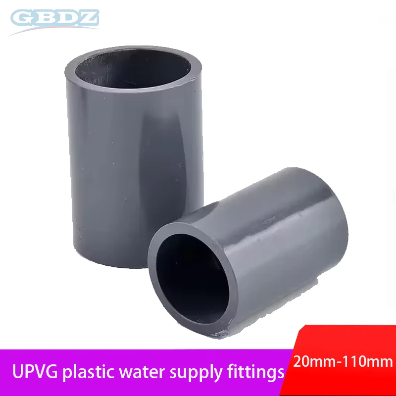 

20/25/32/40/50/63-110 мм Высококачественные прямые соединители из ПВХ, фитинги для труб для полива сада, соединительная труба из ПВХ