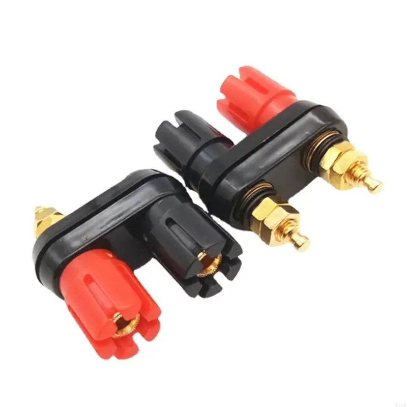 J1HD RED BLACK Connector AMPLIFIER TERMINAL BINDING POST POST BANANA POURMER PLUG