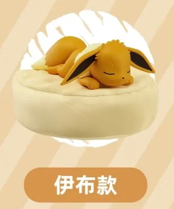 Hot Sale Pkm Eevee Sleeping Position Series Blind Box Sylveon Umbreon Flareon Jolteon Anime Desktop Decoration Model Toy Gift image 3