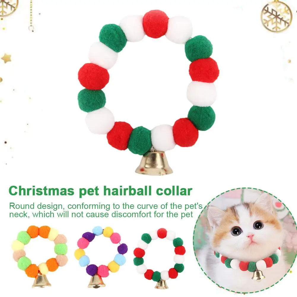 Cat Bell Collar Soft Kitten Collar Bell Fashion Pet Necklace Collar Pet Supplies For Birthday New Year Christmas Thanksgivi J1G8