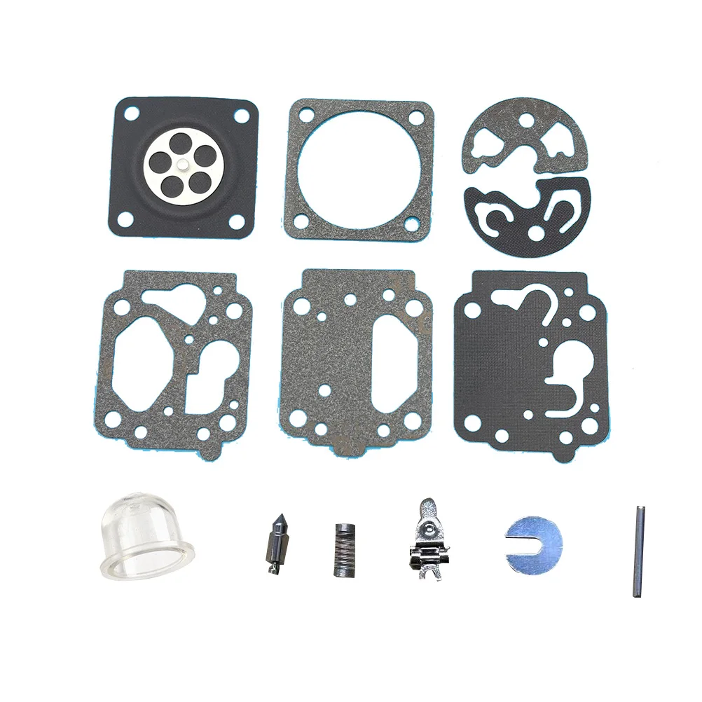 Carburetor Diaphragm Repair Rebuild Kit For Kawasaki TH43 TH48 Shindaiwa B530 C250 C260 Elite 4700 Teikei TK6 Trimmer