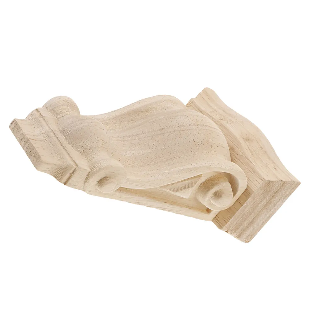 Premium Solid Wood Roman Column Corbel Decorative Carved Wood Corbel for DIY Shelf Installation Farmhouse Rustic Vintage Wall