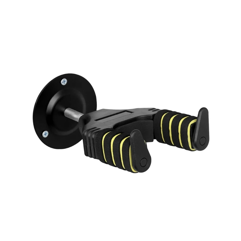 

Auto Lock Guitar Wall Mount Hanger with Screws Guitar Hook Holder Round Iron Base Display Stand for Guitar Player