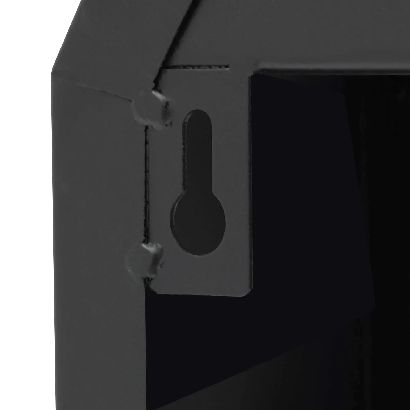 3Pcs Nail Polish Display Rack, Wall-Mounted Nail Polish Storage Rack Iron Nail Polish Organizer with 1 Middle Rack & 2 Side Rack