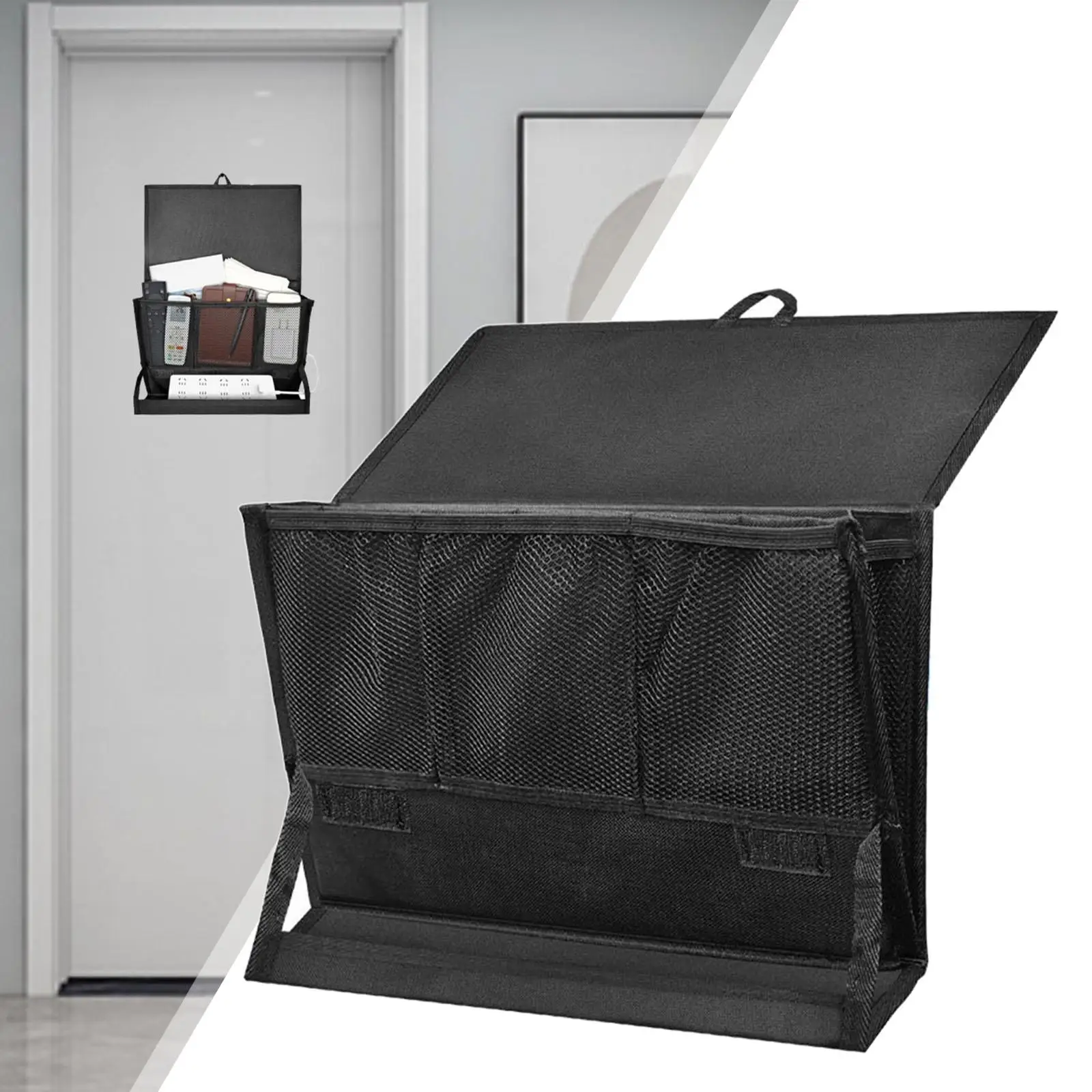 

Bedside Caddy Bedside Shelf Anti Slip File Organizer for Home Dorm Bedroom