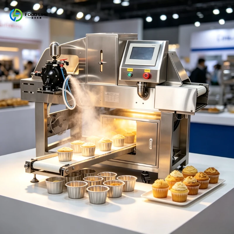 Oil Sprayer Bakery Machine Release Sprayer Auto Coater for Baking Sheets Cake Pans Doughnut Trays