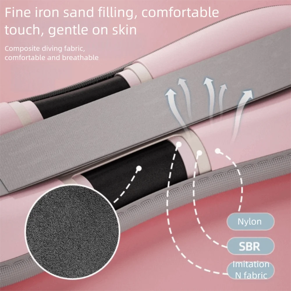 حقيبة رمل مرجحة قابلة للتنفس، أشرطة قابلة للتعديل، رمل ناعم، حزام ساق قابل للتعديل 360 درجة ° تغليف أوزان الكاحل غير القابلة للانزلاق #4