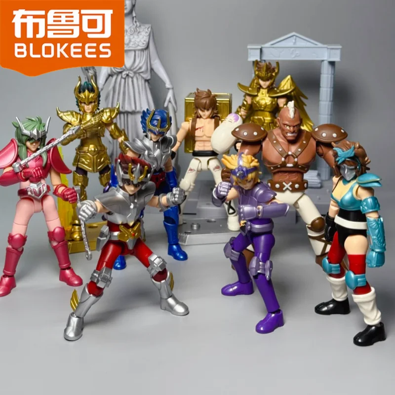 

Оригинальный Blokees Saint Seiya Galaxy, версия 01, слепая коробка Aiolos Shura, сборка блоков, модель, фигурка, игрушки для мальчиков, подарок на день рождения