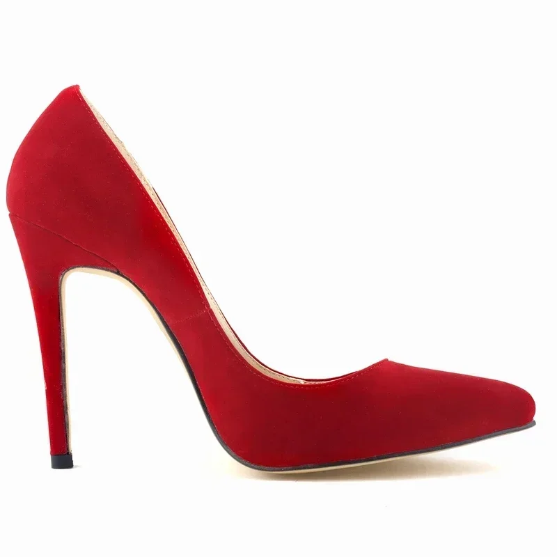 

Women Stilettos Fashion Classic 11cm Sexy Pointed Toes High Heels Pumps Ladies Elegant Thin Heel Jazz Dance Party Wedding Shoes