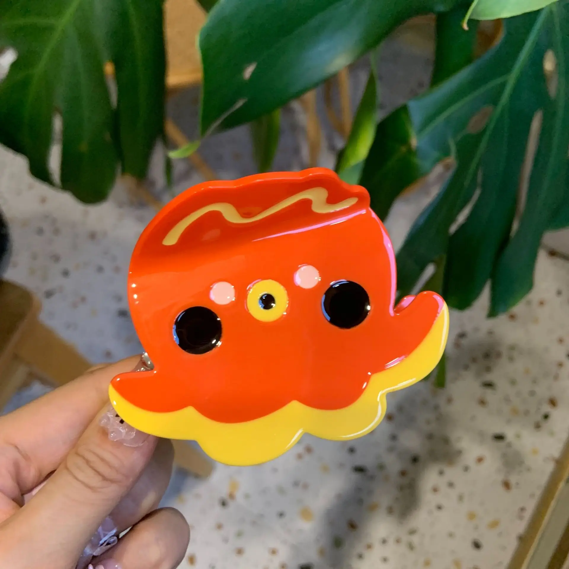 1pc Funny Cute Kawaii Food Octopus Shrimp Rice Ball Sushi Hair Clip For Woman Hair Accessories