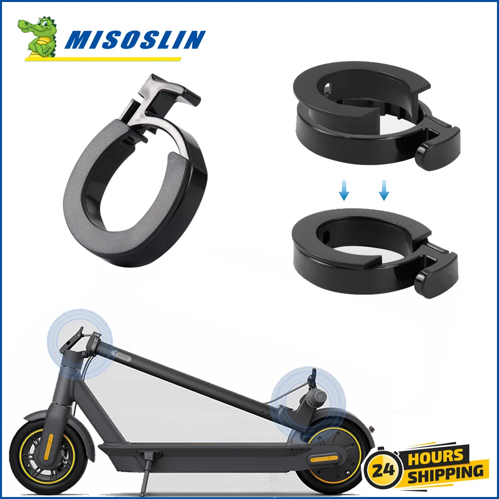 Folding Guard Ring for Ninebot MAX G30 G30D Electric Scooter Front Tube Insurance Circle Bottom Round Lock Kickscooter Parts