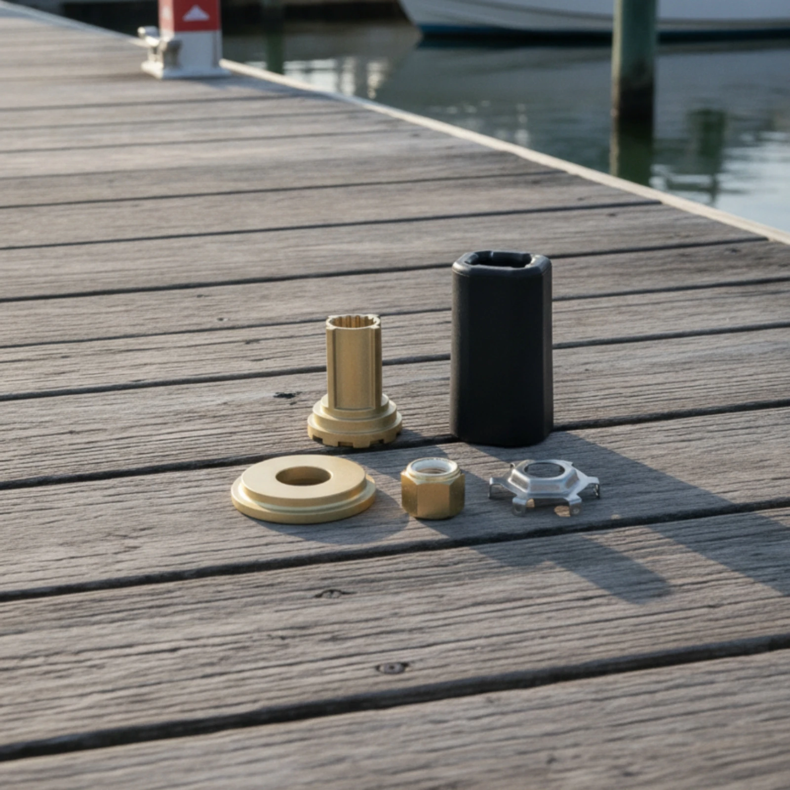 Outboard Propeller Installation Kit Brass Propeller Installation Kit Heavy-Duty OEM for Boat Owners