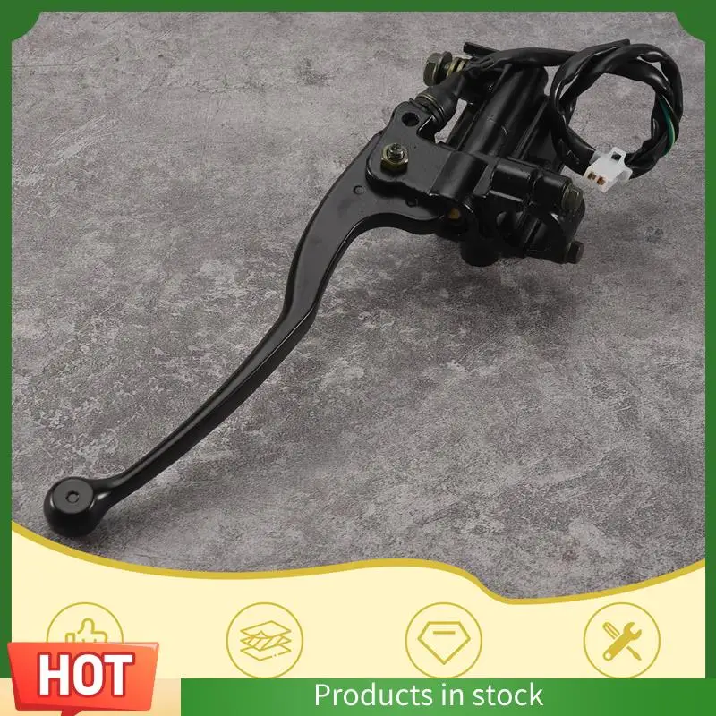 Pinza de líquido de frenos con mango de AU63 para motocicleta, conjunto de cilindro de bomba hidráulica de freno delantero para Yamaha 125Cc YBR 125