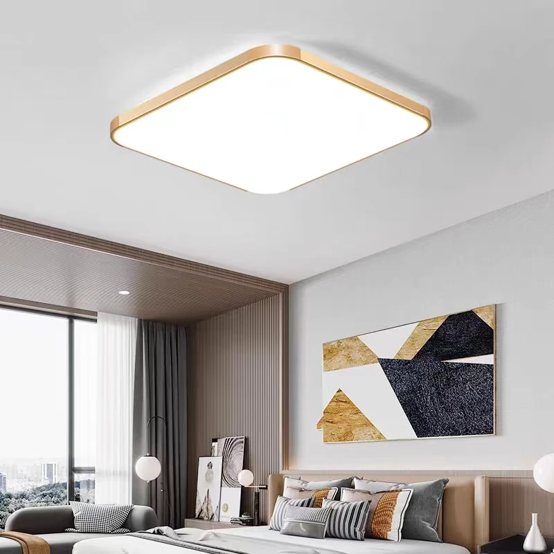 Led Ceiling Lamp Square Lamps and Lanterns Simple Modern Home Decoration Ultra-thin Creative Room Master Bedroom Light