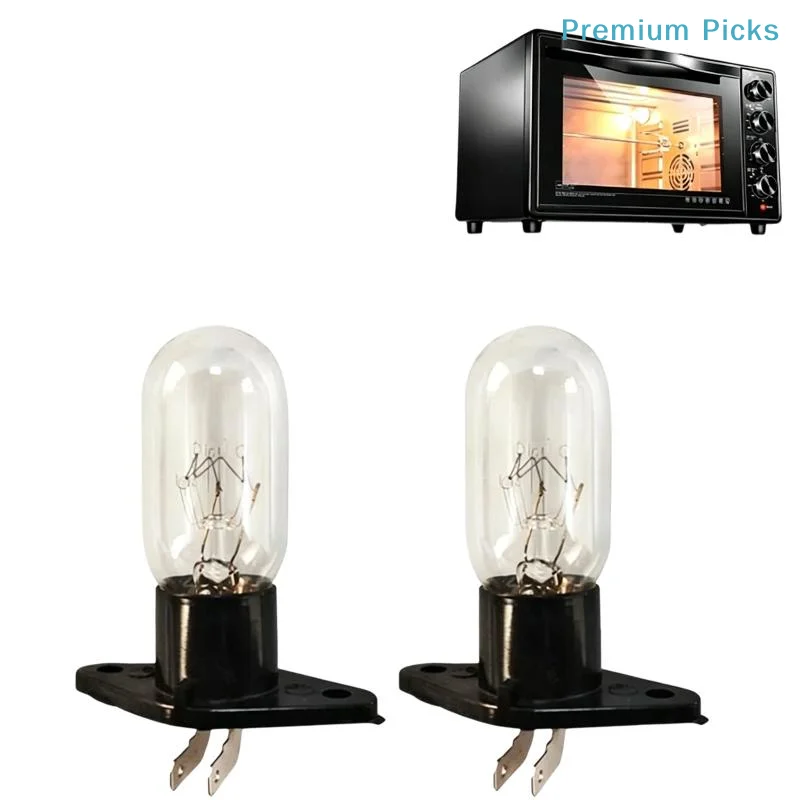 portableMicrowave Oven Light Bulb 230V 20W 48mm Plug High Heat Resistance For Home Microwave Replacement