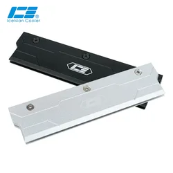 IceManCooler DDR5,DDR4 RAM Aluminum Alloy Memory Heat Dissipation Armor Vest RAM Heat Sink,Included Thermal Pad