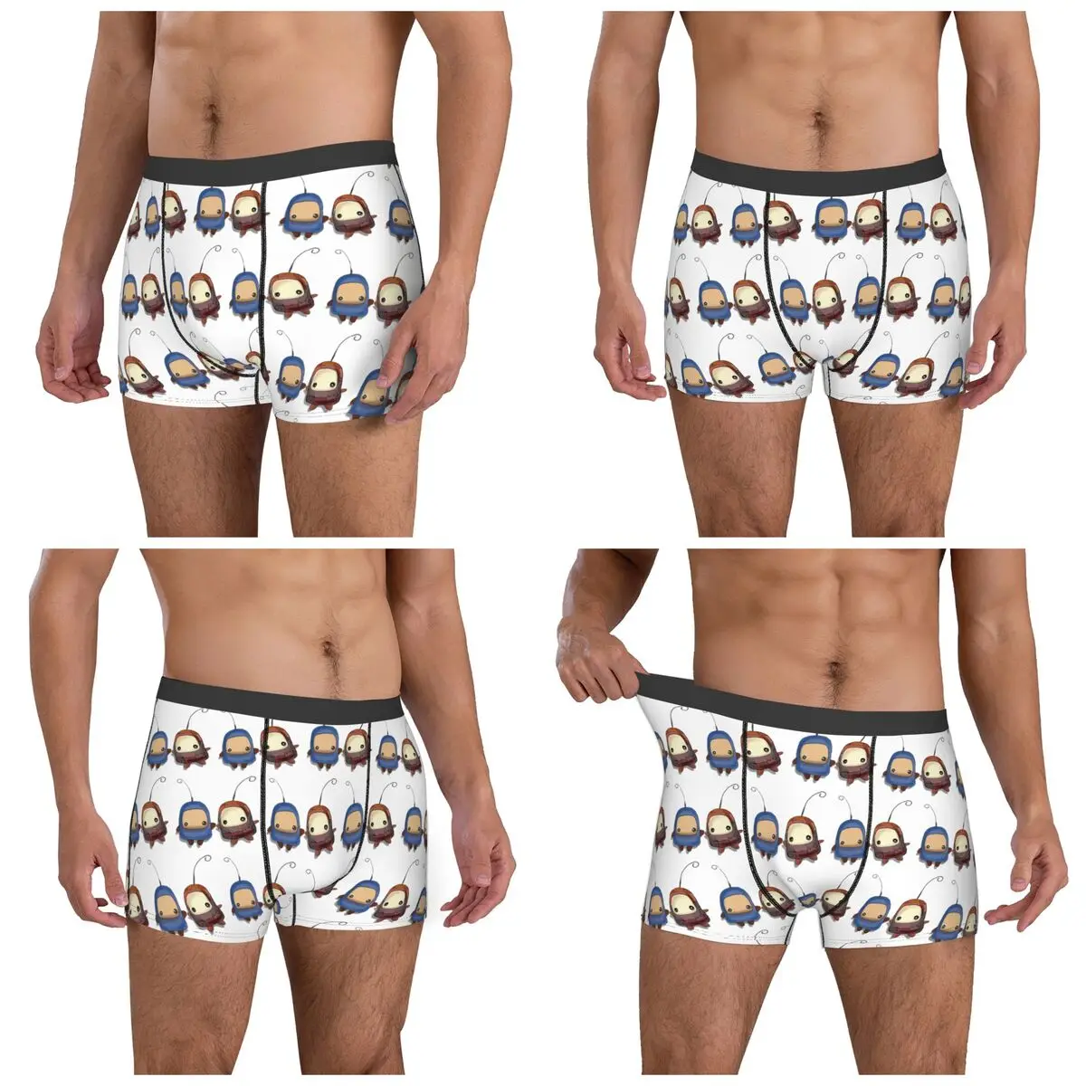 กางเกงบ็อกเซอร์ขาสั้นบิลลี่ส์ อิโลมิโลกางเกงชั้นในชายชุดชั้นในที่สะดวกสบายสำหรับฮอมแมนของขวัญแฟน