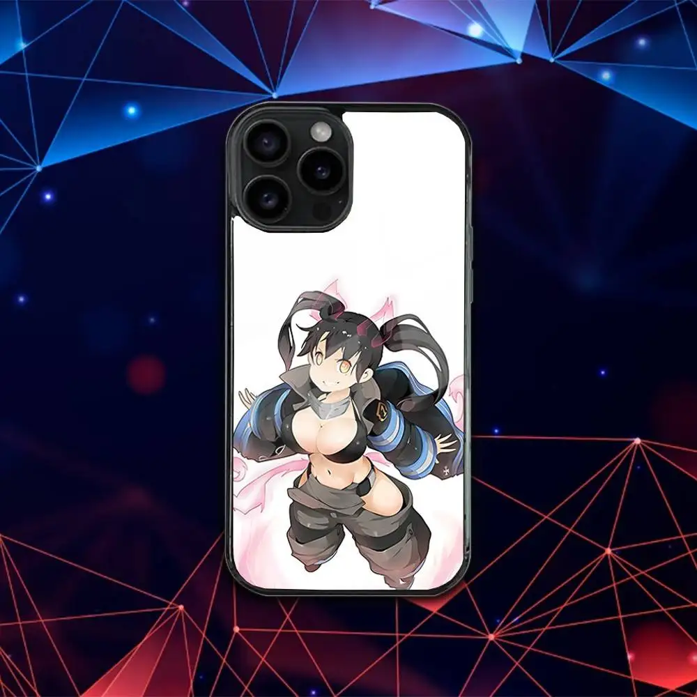 เคสโทรศัพท์ลายอนิเมะ F-Fire สำหรับ iPhone 17,16,15,14,13,12,11,Pro,Max,Plus,Mini,SE4,E รองรับการชาร์จไร้สายแบบแม่เหล็ก Magsafe