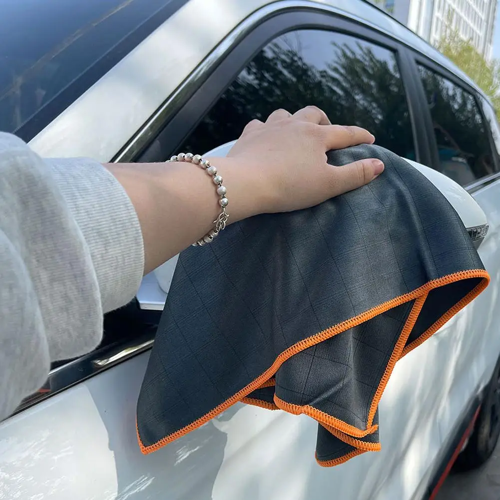 

Multifunctional Fiber Clean Cloth Top Carbon Fibre Leave Cloth Easy Cloths Marks To Car 30x30cm Glass Not Rag O7O6
