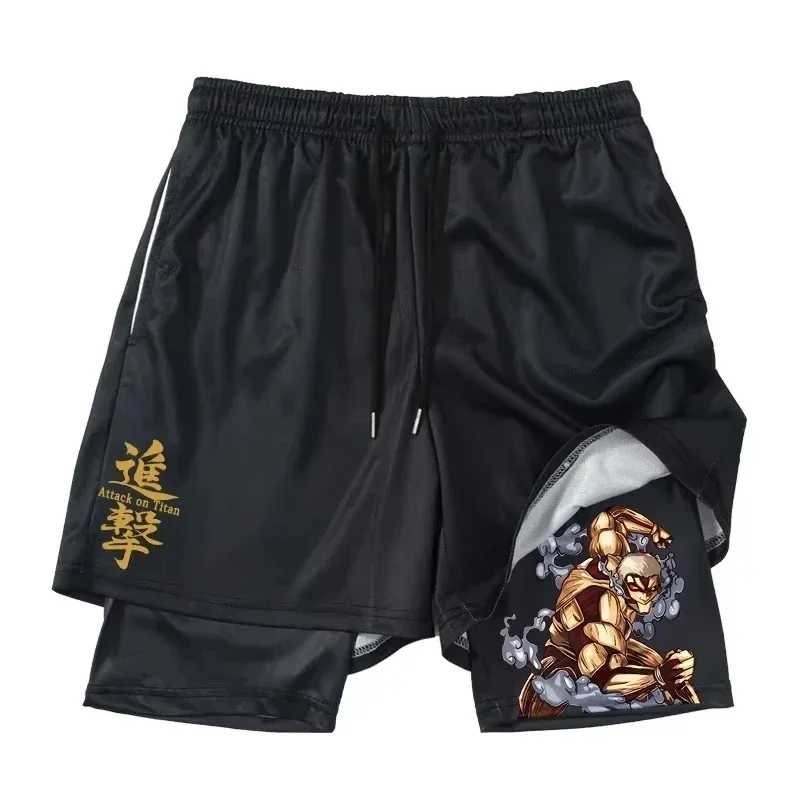 shorts-de-ginastica-com-estampa-attack-on-titan-masculino-verao-feminino-com-bolso-camada-dupla-2-em-1-calcas-de-secagem-rapida