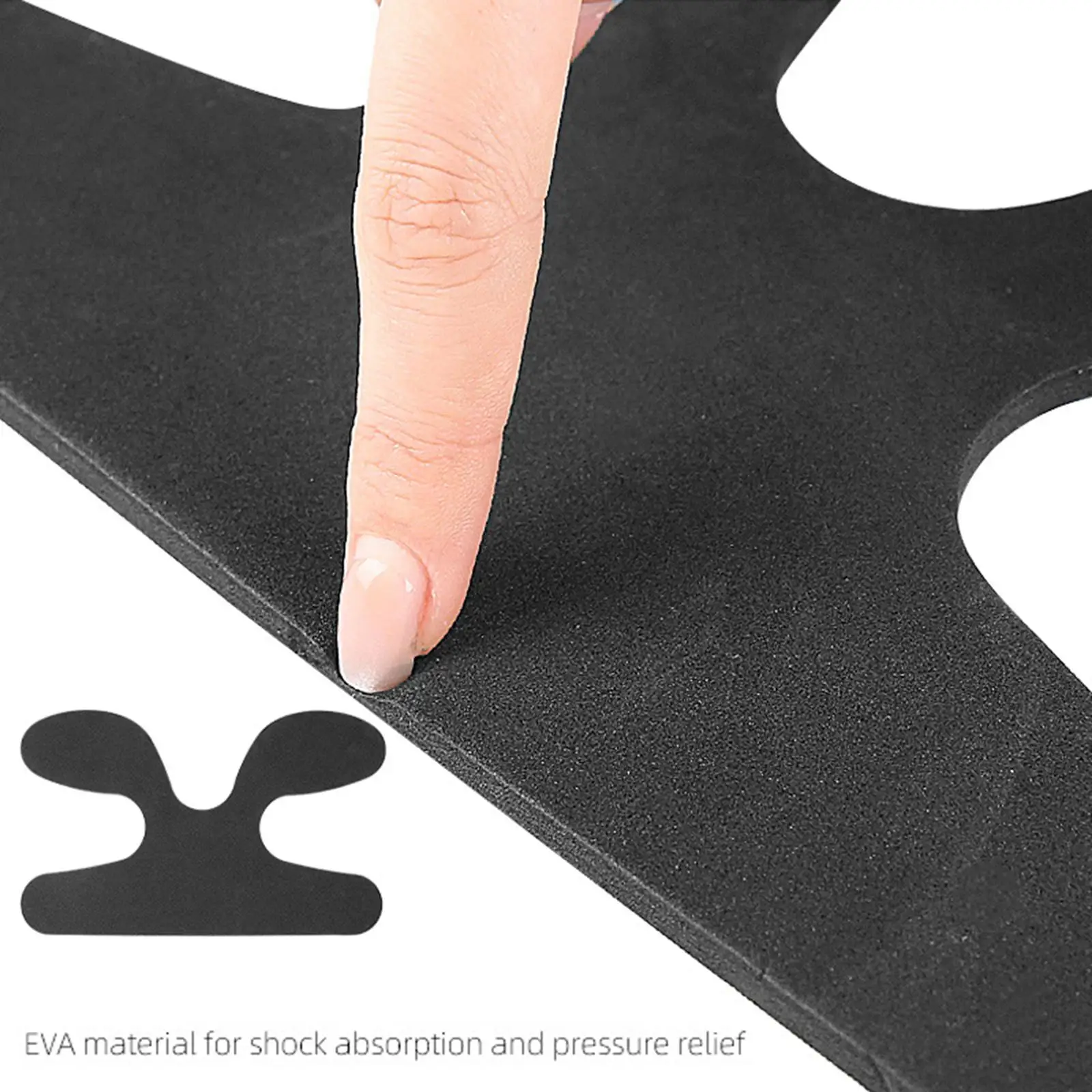

Ski Boot Ankle Wrap Pads Professional EVA Comfort Strong Adhesive for Snowboard Instep Straps
