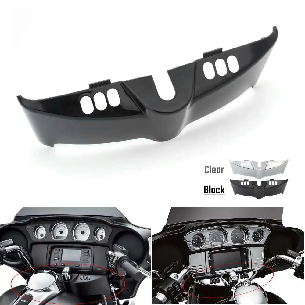 

Motorcycle Switch Console Dash Panel Fairing Cover For Harley Touring Electra Glide Street Glide CVO Trike Tri FLHT FLHX 14-22