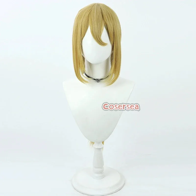 Cosersea Tennant تأثيري الباروكات عكس: 1999 Tennant 65 سنتيمتر طويل مستقيم مختلط الذهبي شعر مستعار أشقر الشعر الاصطناعية مقاومة للحرارة #2