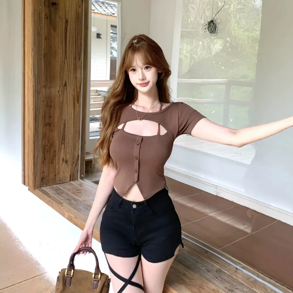 Dopamine Colorful Asymmetrical Tube Top One Shoulder Off Shoulder Padded Crop Top Summer Girl Sleeveless Cami with Built-in Bra