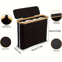 Toilet Paper Storage Basket with Transparent Window and Lid Paper Toys Laundry Storage Organizers for Bathroom Accessories - Image 6