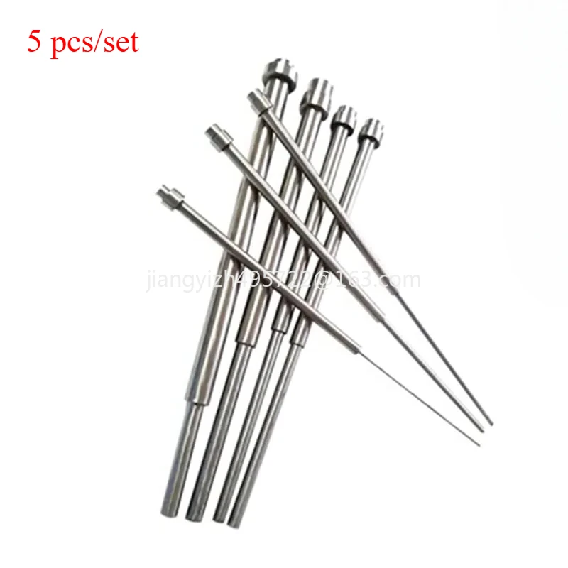 Ejector Pins Plastic Mold Ejector Sleeves Die Accessories SKD 61 Material Ejector Pushers 5pcs