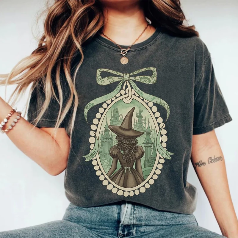 

Винтажная рубашка Wicked for Good: футболка Elphaba & Glinda, толстовка «Волшебник страны Оз»