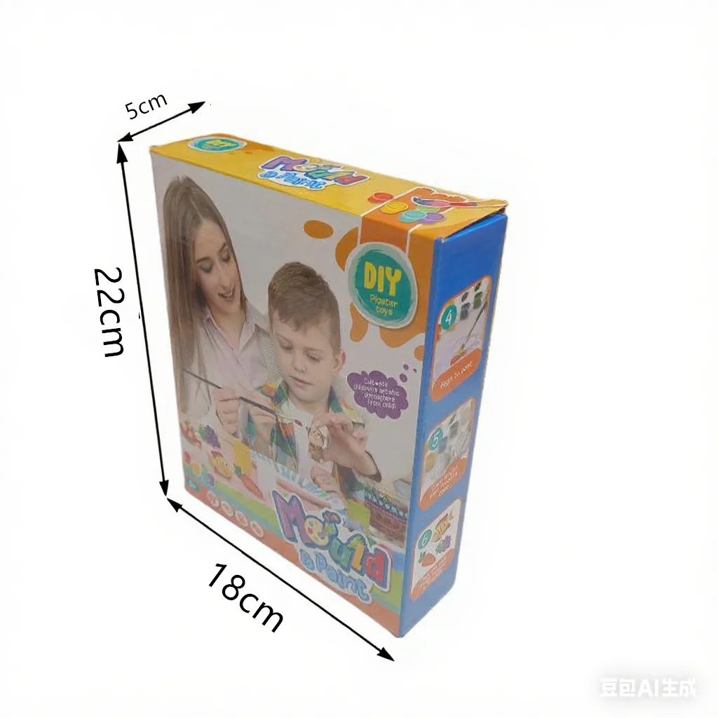 Dipinto in gesso dipinto Fai da te frutta e animali marini giocattoli regali per bambini Interazione genitore-figlio