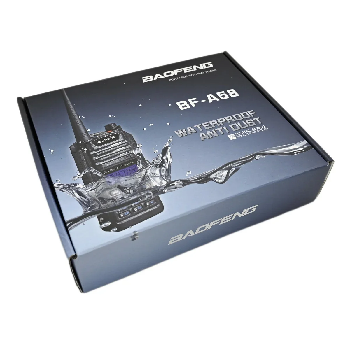 Baofeng A58 Two Way Radio Waterproof IP67 VHF UHF Keyboard LED Flashlight Water & Dust-Proof Long Range Handheld Interphone