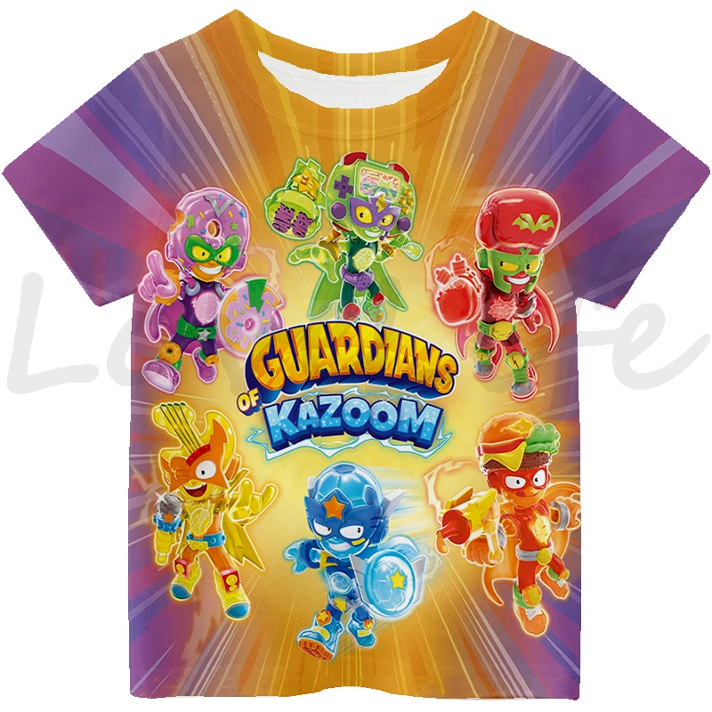 Children 3D T-shirt Superzings Series 9 T Shirt Cartoon Print Short Sleeve Boy Girl Summer Tshirt Anime Streetwear Kids Tee Tops