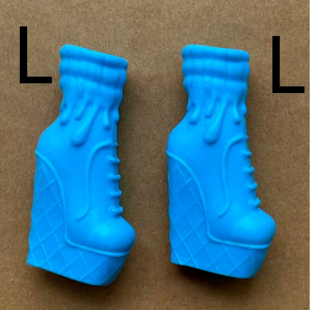 1/6 Monster Doll Shoes One Size Original Doll Parts Green Red Blue Purple Black White Doll Sandals Boots DIY Doll Accessories - view 4