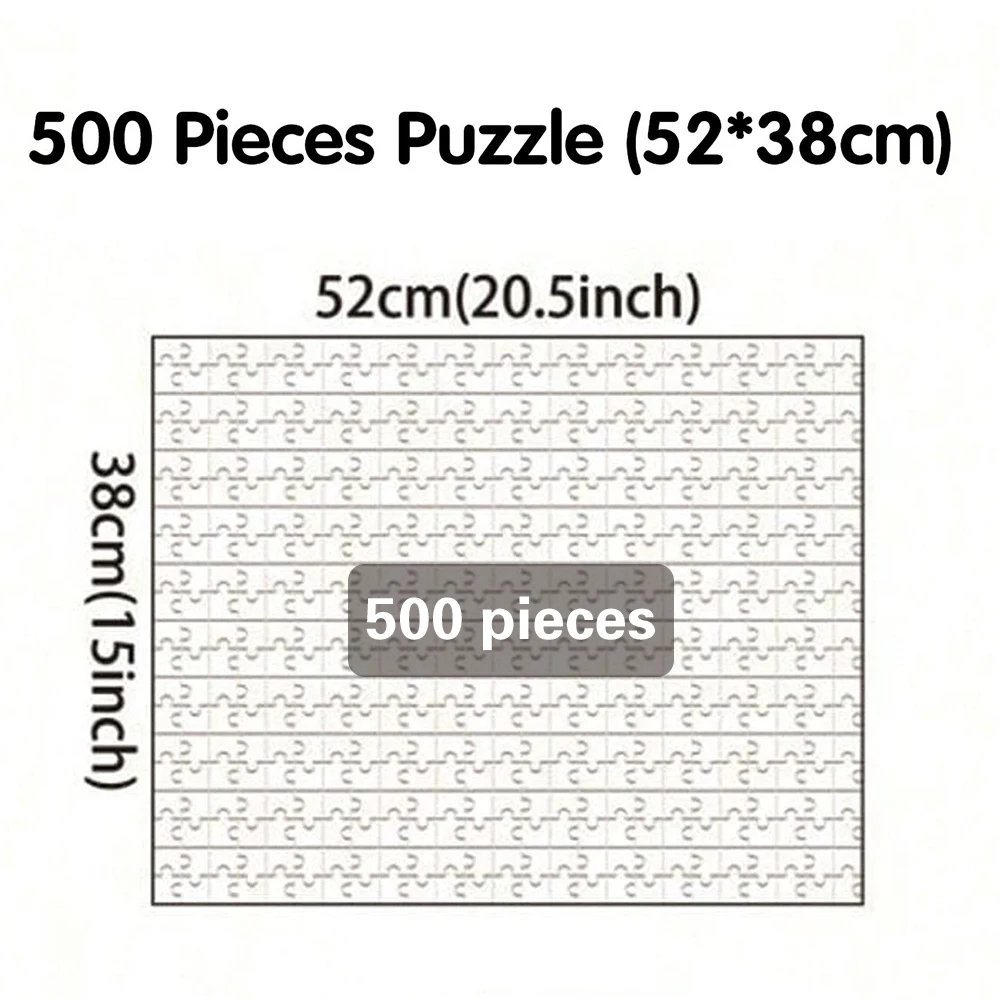 Gepersonaliseerde aangepaste fotopuzzel Aanpassen "Karton/houten 35/300/500/1000 stukjes Legpuzzels voor volwassenen Kinderspeelgoed"