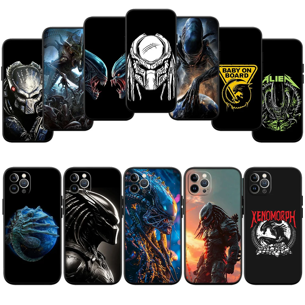 Чехол для телефона Aliens vs Predator Xenomorph, новый, премиум-класса, для iPhone 16, 15, 14, 13, 12 Pro Max, Plus, Mini