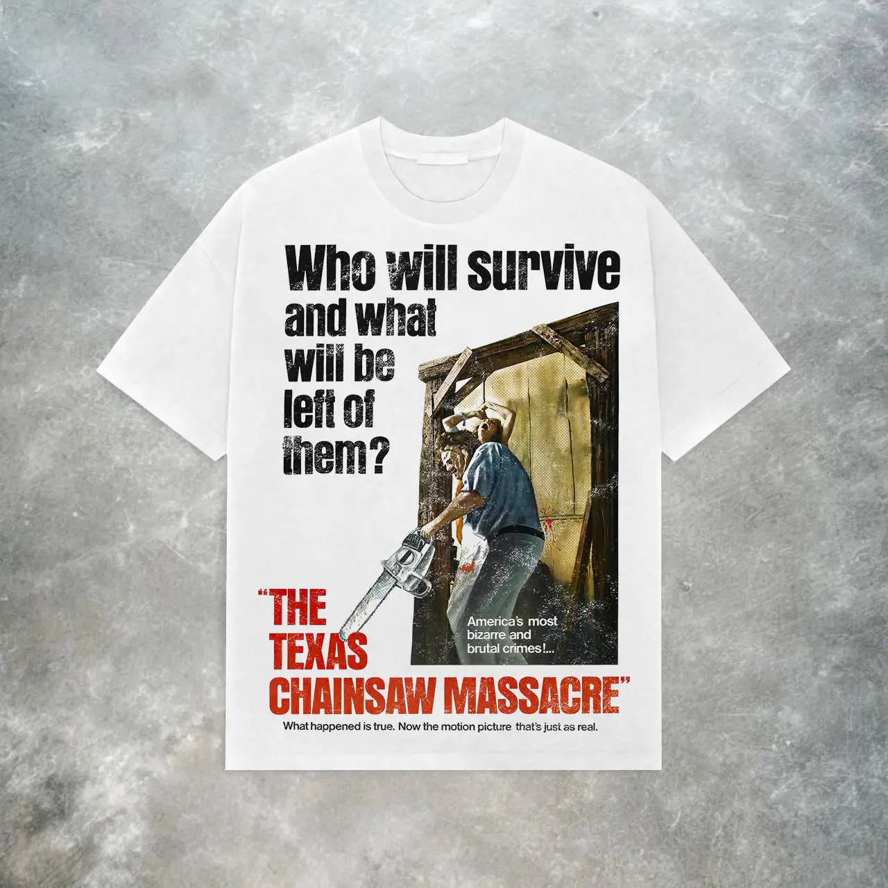 Camiseta Texas Chainsaw Massacre - Vintage Horror, Leatherface, camiseta holgada y transpirable de verano para hombres y mujeres
