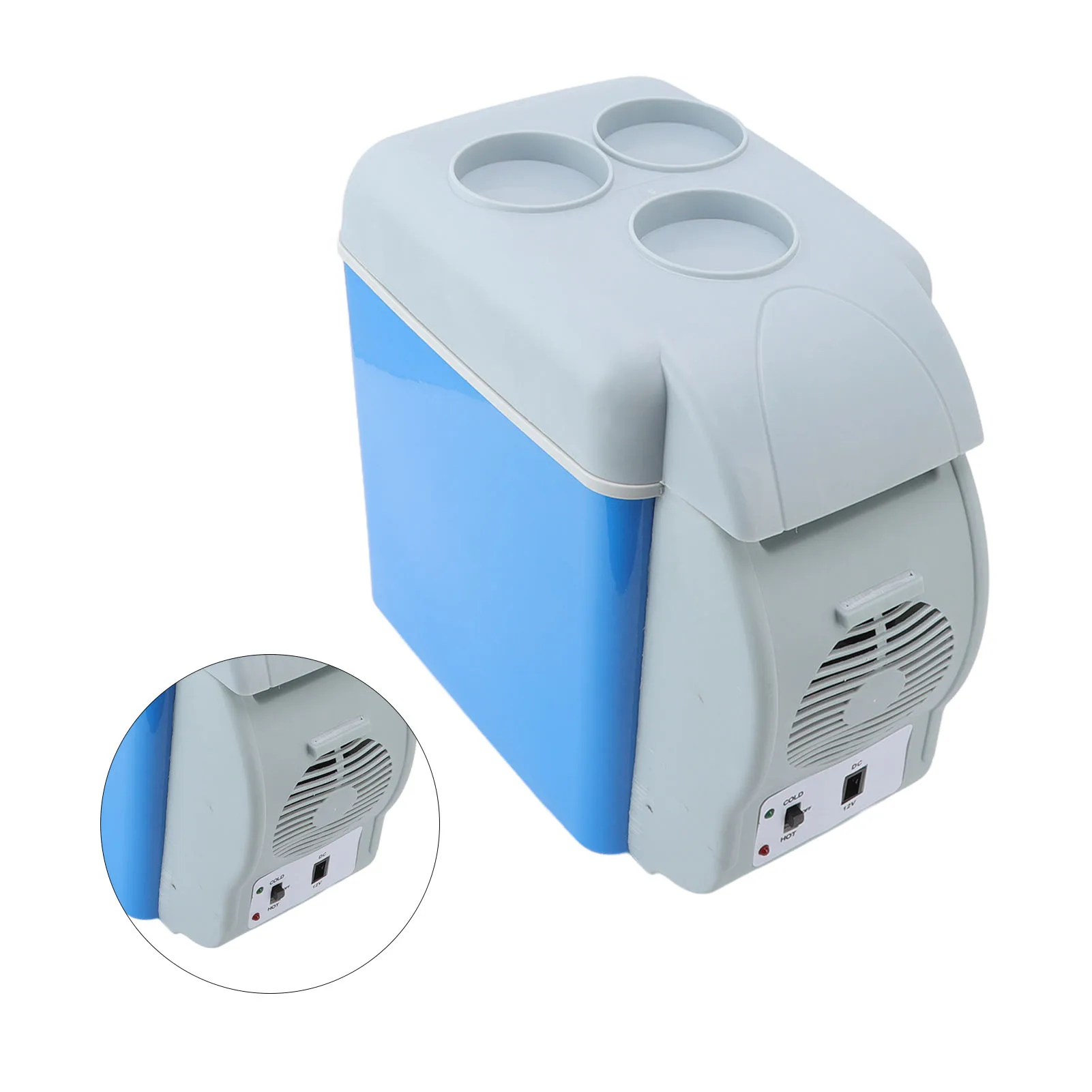 الكهربائية برودة سيارة الثلاجة الوجه غطاء فوقي أشباه الموصلات نظام التبريد منخفضة الضوضاء مع الكتف الأشرطة للسيارة للتخييم